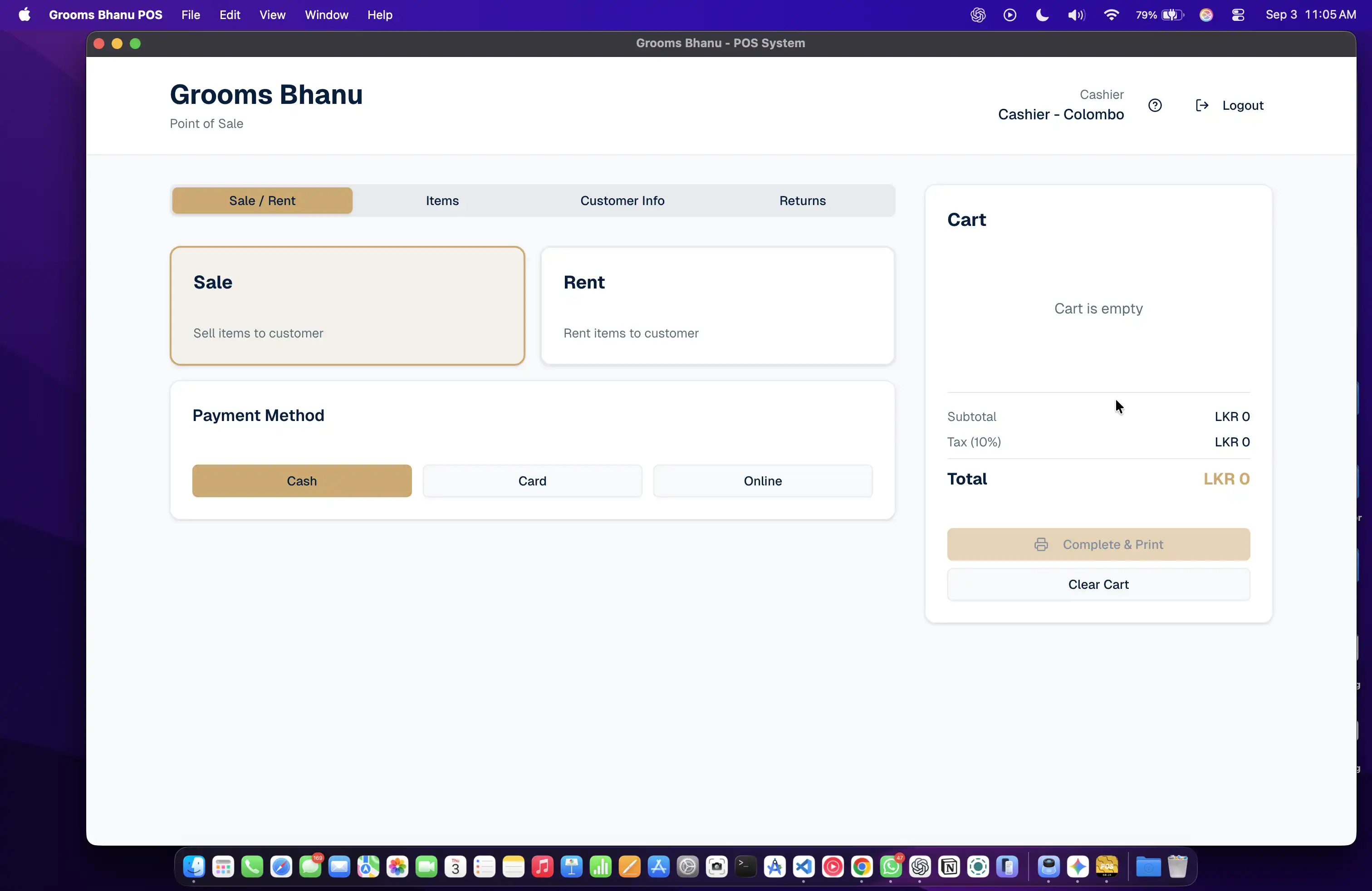 GB POS: Point of Sale System for Grooms Bhanu preview 1